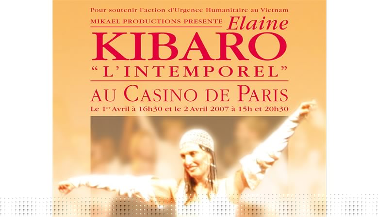 Elaine Kibaro au Casino de Paris - avril 2007