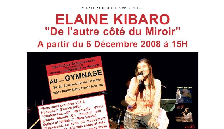 Elaine Kibaro au petit Gymnase - décembre 2008